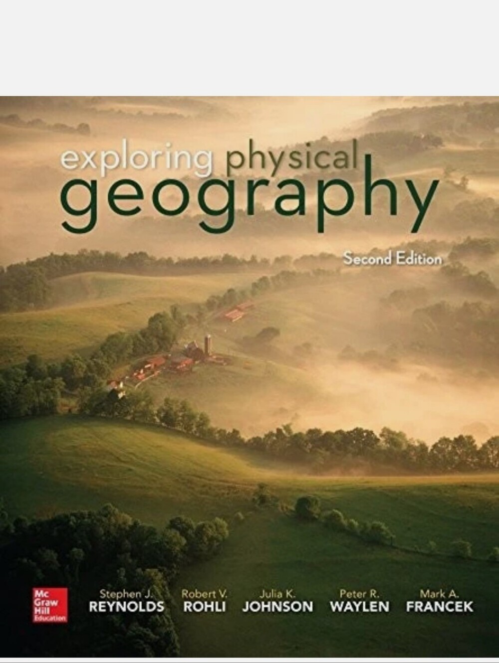 Exploring Physical Geography Textbook - Green Landscape Cover